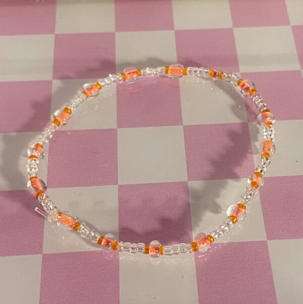 Orange Colored Accent Bracelet