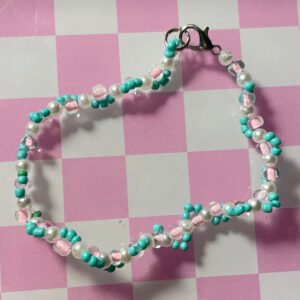 split-bracelet-teal-and-pink