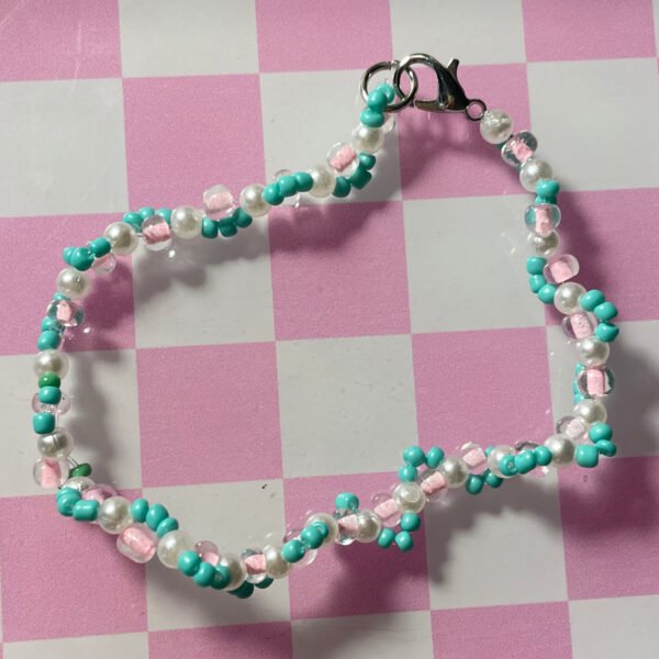 split-bracelet-teal-and-pink